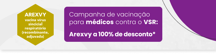
                                                Campanha de vacinação para médicos contra o VSR: Arexvy a 100% de desconto*
                                                